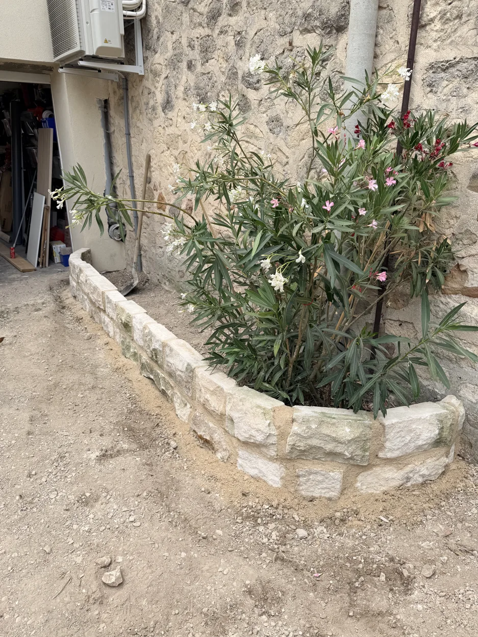 Pierre naturelle — vue 1 des travaux SAS DERVAUX