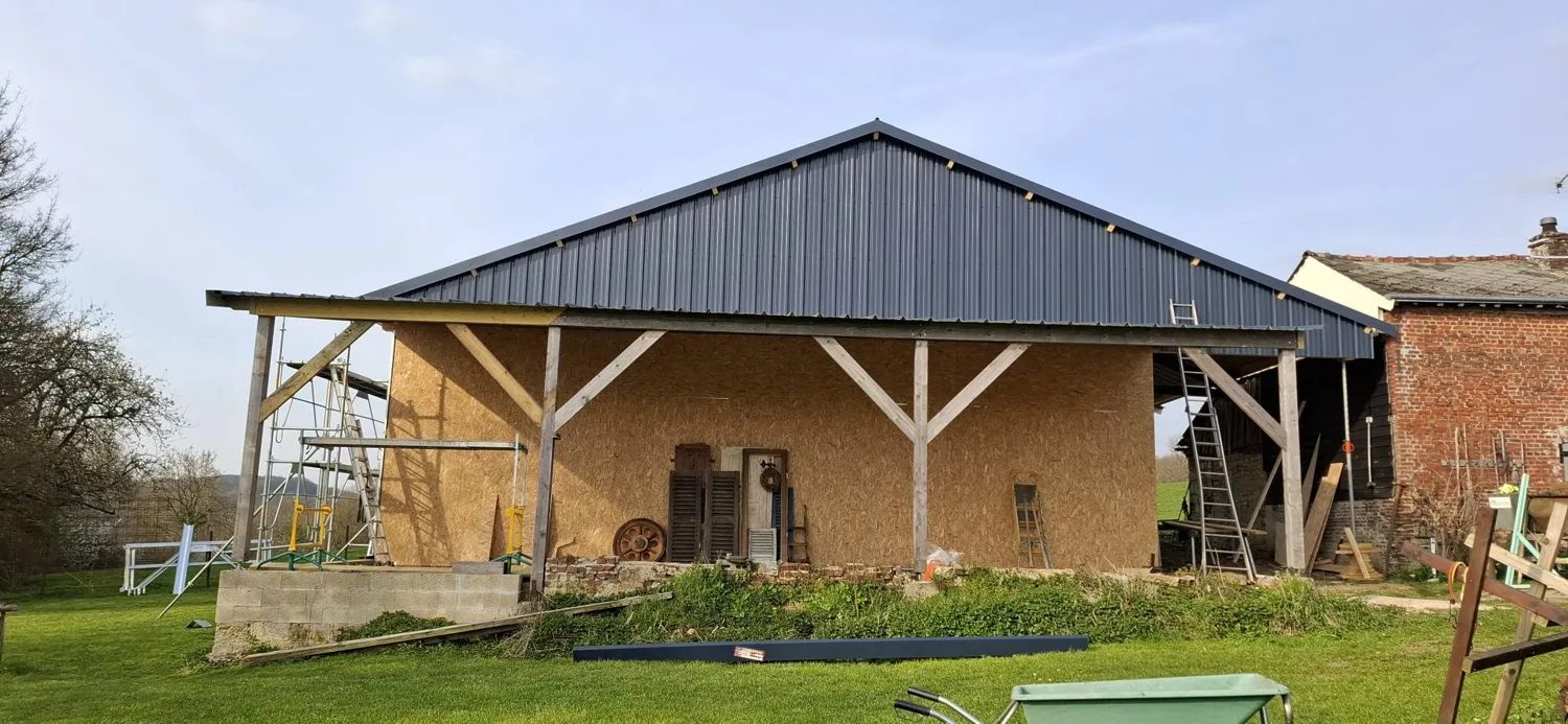 Ossature bois — vue 4 des travaux SAS DERVAUX