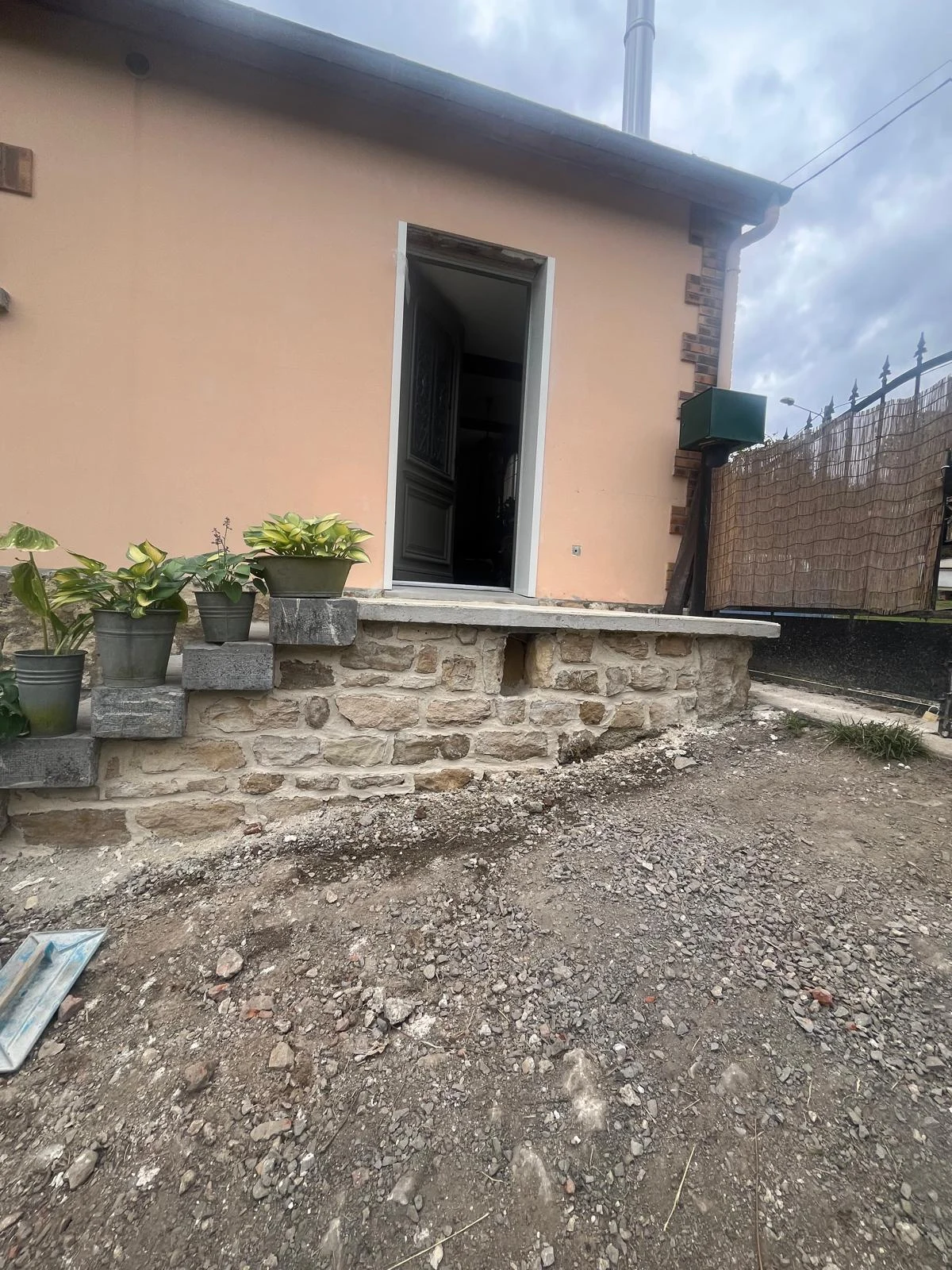 Aménagement extérieur — photo de chantier SAS DERVAUX