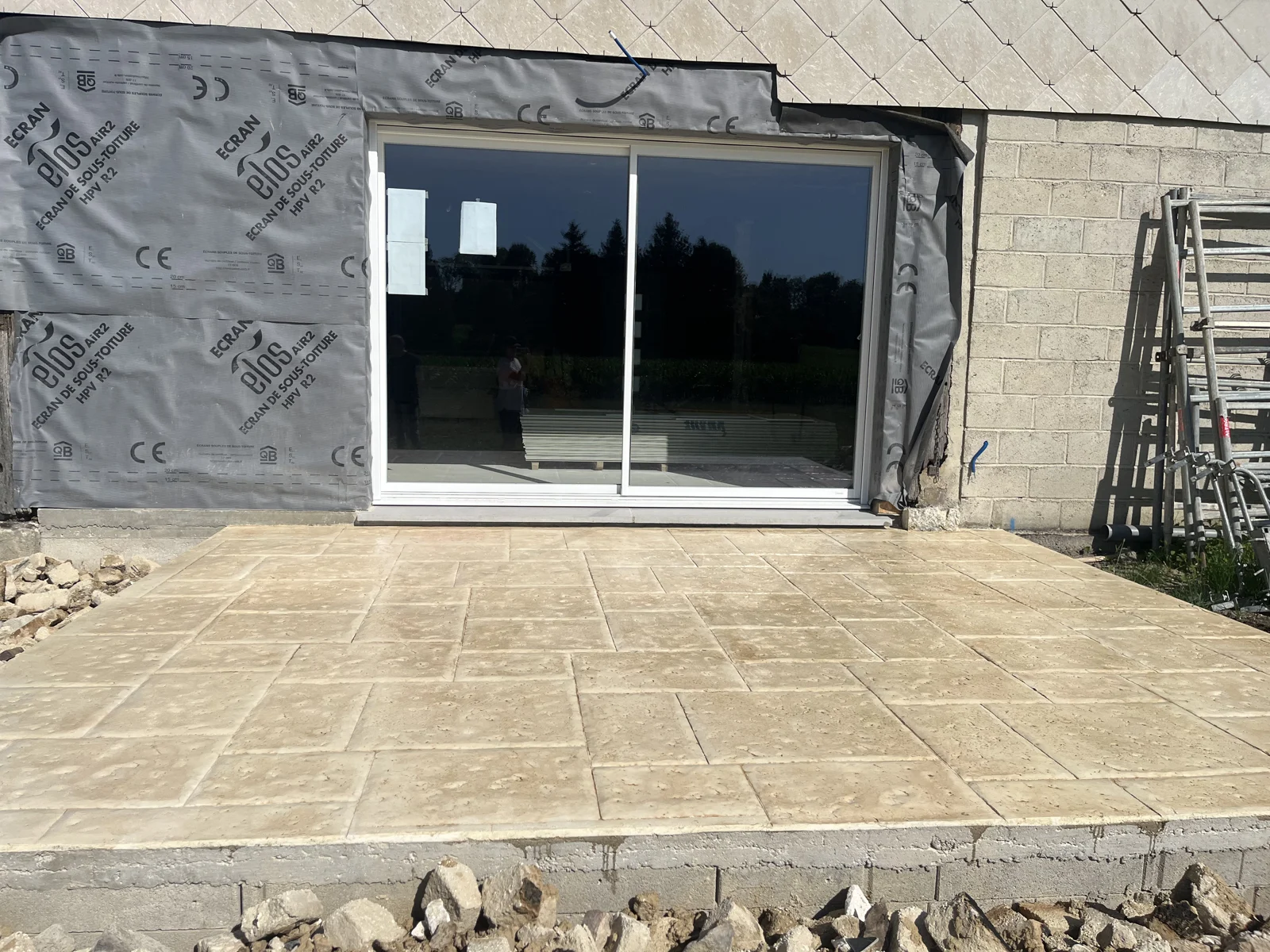 Terrasses en béton imprimé — photo 1 de SAS DERVAUX